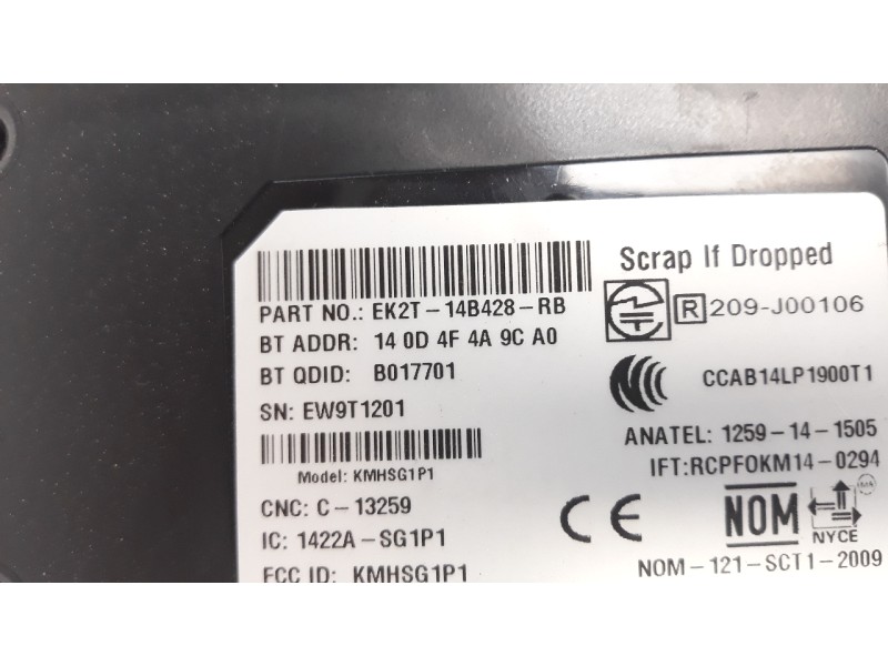 Recambio de modulo electronico para ford transit custom kombi 2.0 tdci cat referencia OEM IAM EK2T14B428RB  