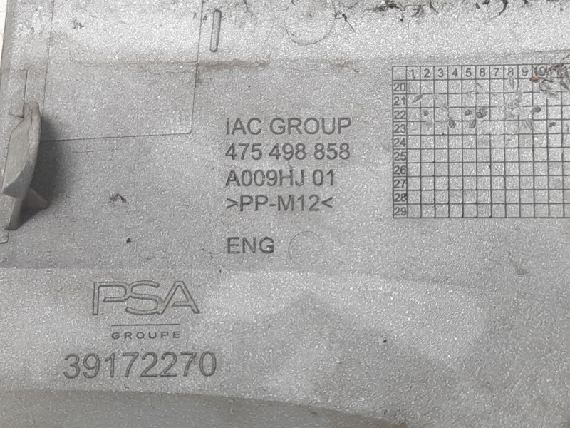 Recambio de moldura para opel crossland x / crossland (p17, p2qo) 1.2 (75) referencia OEM IAM   