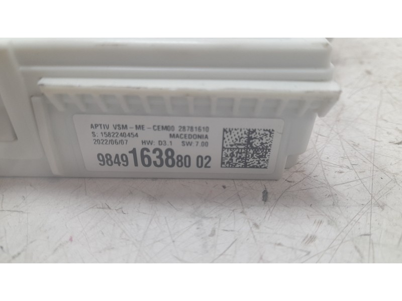 Recambio de caja reles / fusibles para peugeot 308 iii (fb_, fh_, fp_, f3_, fm_) bluehdi 130 (fbyhzl, fbyhzt) referencia OEM IAM
