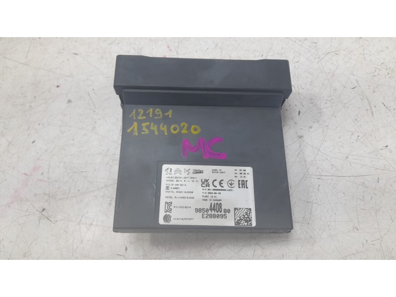 Recambio de centralita luces para peugeot 308 iii (fb_, fh_, fp_, f3_, fm_) bluehdi 130 (fbyhzl, fbyhzt) referencia OEM IAM 9850