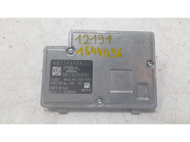 Recambio de camara vision frontal para peugeot 308 iii (fb_, fh_, fp_, f3_, fm_) bluehdi 130 (fbyhzl, fbyhzt) referencia OEM IAM