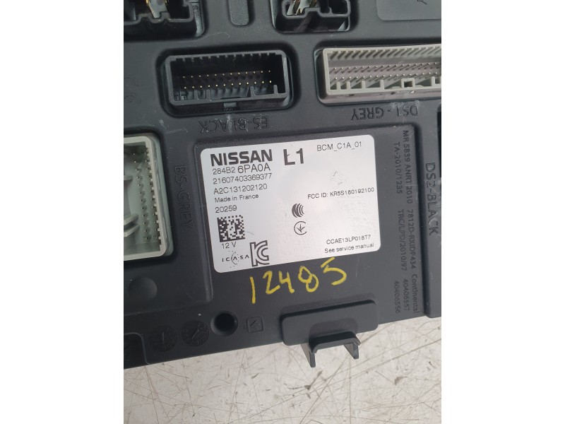 Recambio de modulo electronico para nissan juke (f16_) dig-t 117 referencia OEM IAM 284B26PA0A  