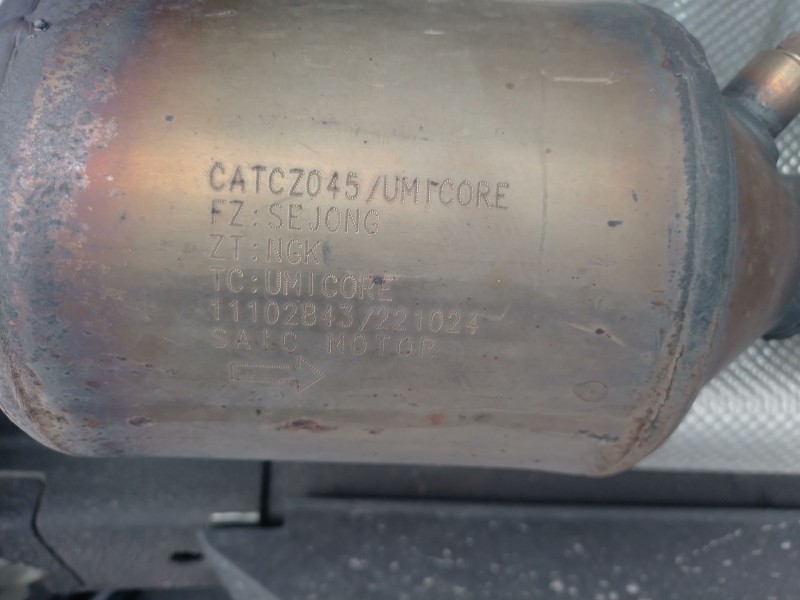 Recambio de catalizador para mg zs suv (azs1) 1.0 t-gdi referencia OEM IAM   