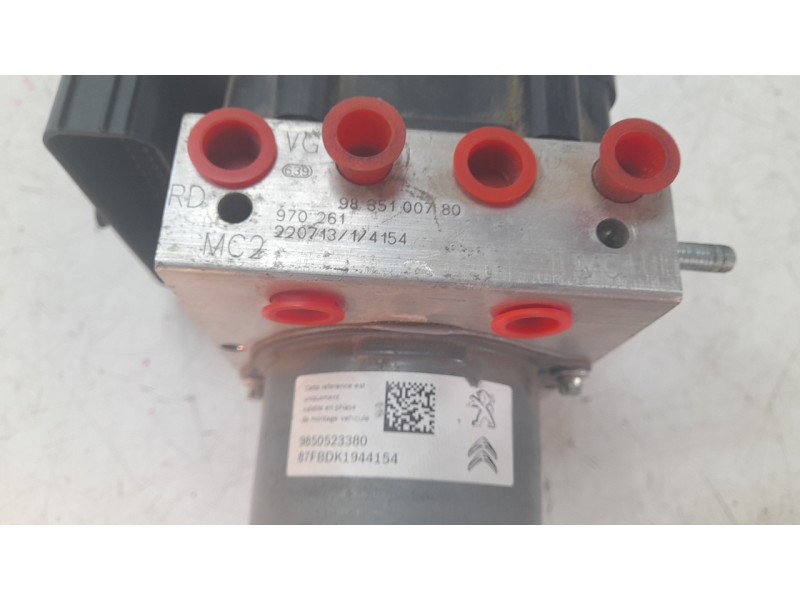 Recambio de abs para peugeot 308 iii (fb_, fh_, fp_, f3_, fm_) bluehdi 130 (fbyhzl, fbyhzt) referencia OEM IAM 9850523380 026529