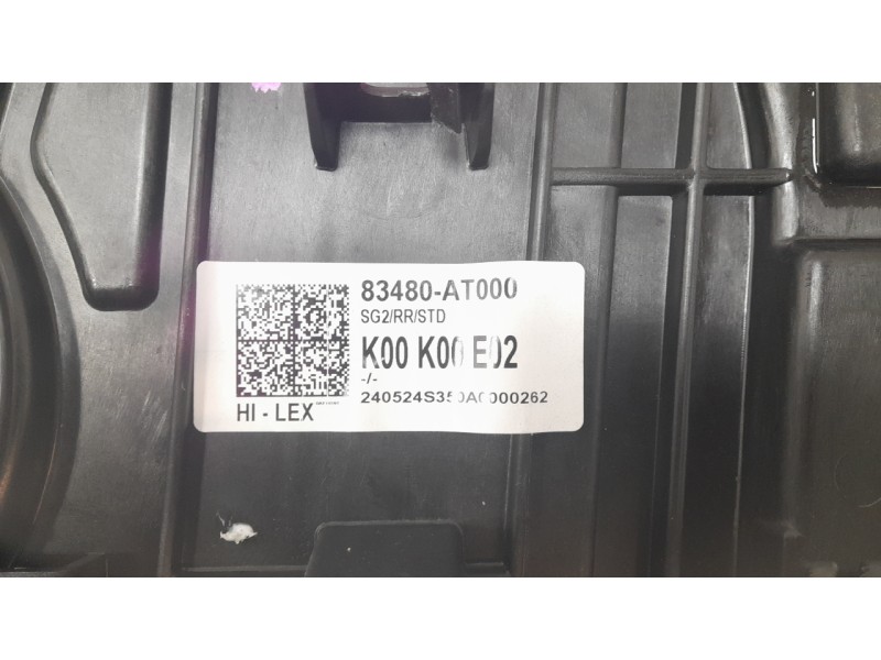 Recambio de elevalunas trasero derecho para kia niro ii (sg2) 1.6 gdi hybrid referencia OEM IAM 83480AT000 83460AT000 