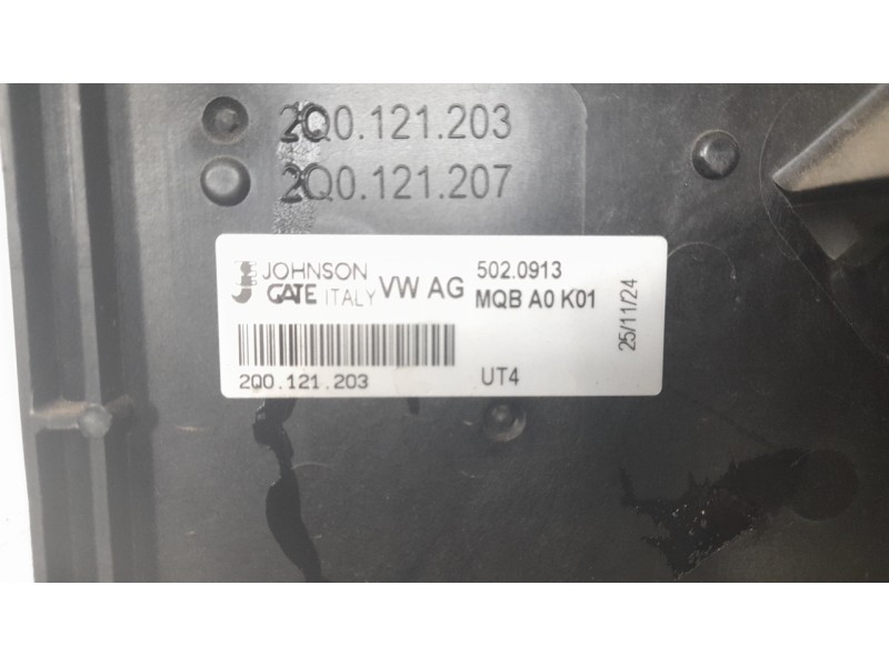 Recambio de electroventilador para skoda fabia iv (pj3) 1.0 mpi referencia OEM IAM 2Q0121203 5020913 470145