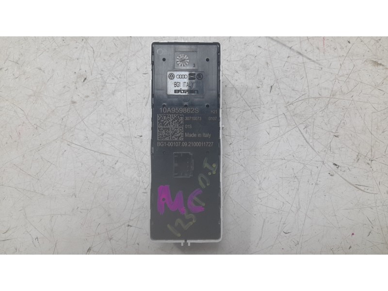 Recambio de mando elevalunas delantero izquierdo para volkswagen id.4 (e21) gtx referencia OEM IAM 10A959862S 30710073 