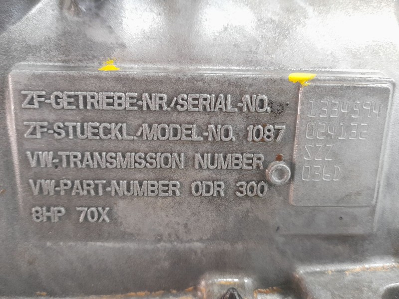 Recambio de despiece caja cambios para volkswagen amarok referencia OEM IAM SZZ 0DR300036D 