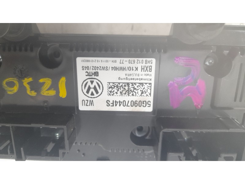 Recambio de mando climatizador para volkswagen t-roc (a11, d11) 2.0 tdi referencia OEM IAM 5G0907044FS  