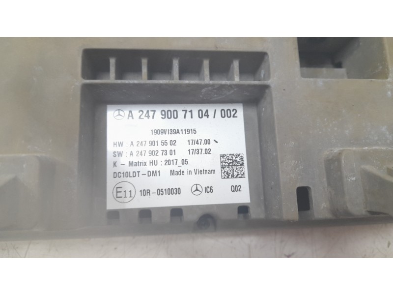 Recambio de cuadro instrumentos para mercedes-benz clase a (bm 177) a 200 (177.087) referencia OEM IAM A2479007104  