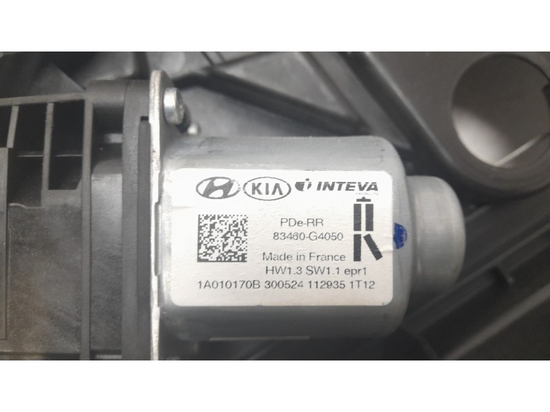Recambio de elevalunas trasero derecho para hyundai i30 (pd) tecno mild-hybrid referencia OEM IAM 83480G4050 9360100100 