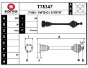 TRANSMISION DELANTERA IZQUIERDA 1K0407271AP 1K0407271AP T78347