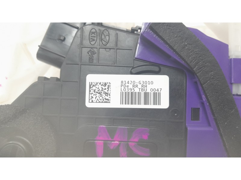 Recambio de cerradura puerta trasera derecha para hyundai i30 (pd) tecno mild-hybrid referencia OEM IAM 81420G3010  EZCHY599