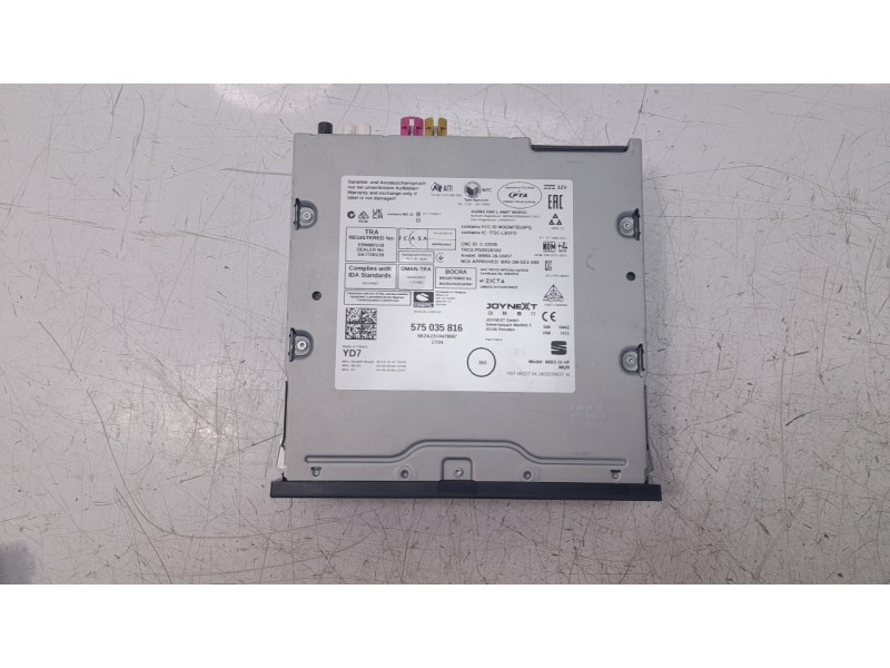 Recambio de sistema audio / radio cd para seat ateca (khp) fr referencia OEM IAM 575035816  