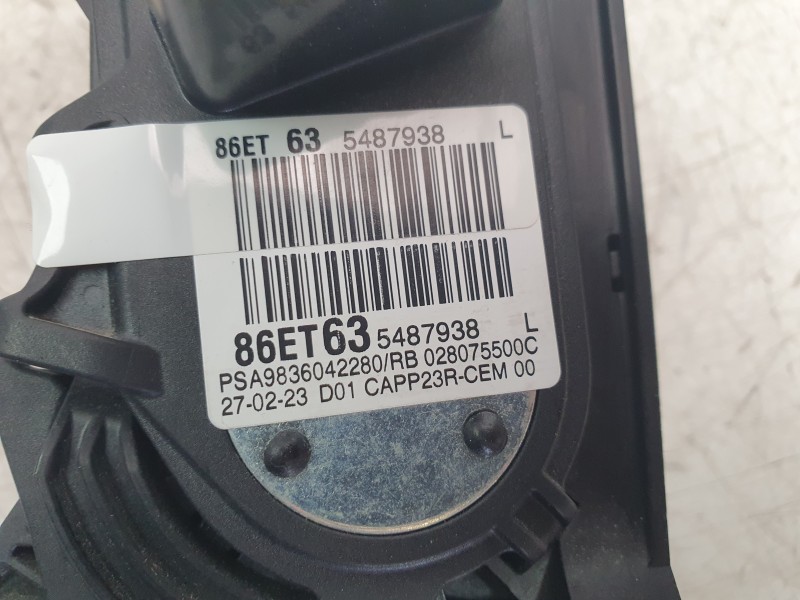 Recambio de potenciometro pedal para fiat doblo furgoneta/monovolumen (510_, 511_) bluehdi 100 referencia OEM IAM 9836042280  