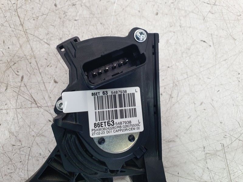Recambio de potenciometro pedal para fiat doblo furgoneta/monovolumen (510_, 511_) bluehdi 100 referencia OEM IAM 9836042280  