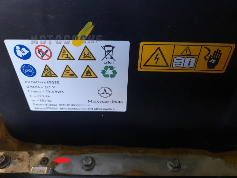 Recambio de bateria para mercedes-benz eqb (x243) eqb 250+ (243.602) referencia OEM IAM A2433405303 EB330 