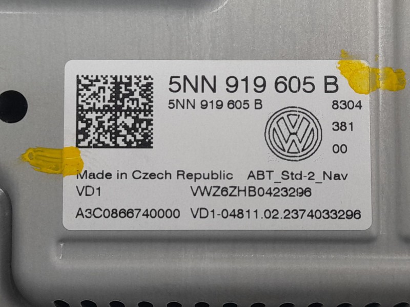 Recambio de pantalla multifuncion para volkswagen t-cross (c11, d31) 1.0 tsi referencia OEM IAM 5NN919605B 5NN919605B 