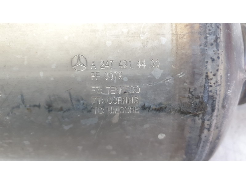 Recambio de filtro de particulas para mercedes-benz clase a (bm 177) a 200 (177.087) referencia OEM IAM A2474914400  