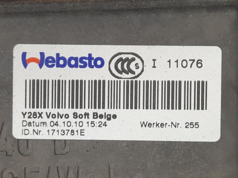 Recambio de techo electrico para volvo v60 i (155) d3 / d4 referencia OEM IAM   
