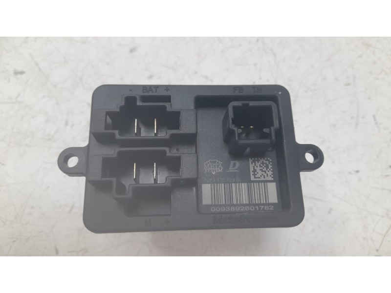 Recambio de resistencia calefaccion para opel grandland / grandland x (a18, p1uo) 1.2 (75) referencia OEM IAM 009389260182  