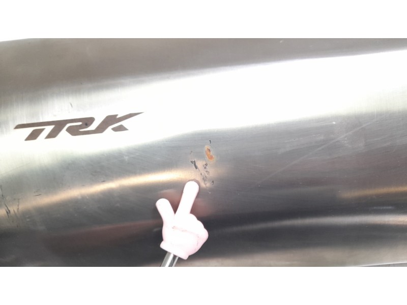 Recambio de silenciador trasero para benelli trk 702x referencia OEM IAM 47200PA80002  