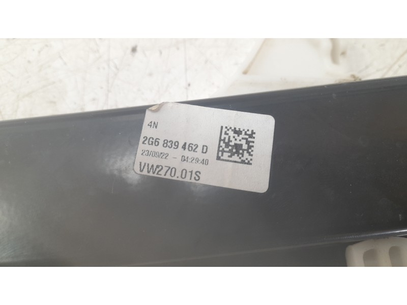 Recambio de elevalunas trasero derecho para volkswagen polo vi (aw1, bz1, ae1) 1.0 tsi referencia OEM IAM 2G6839462D  