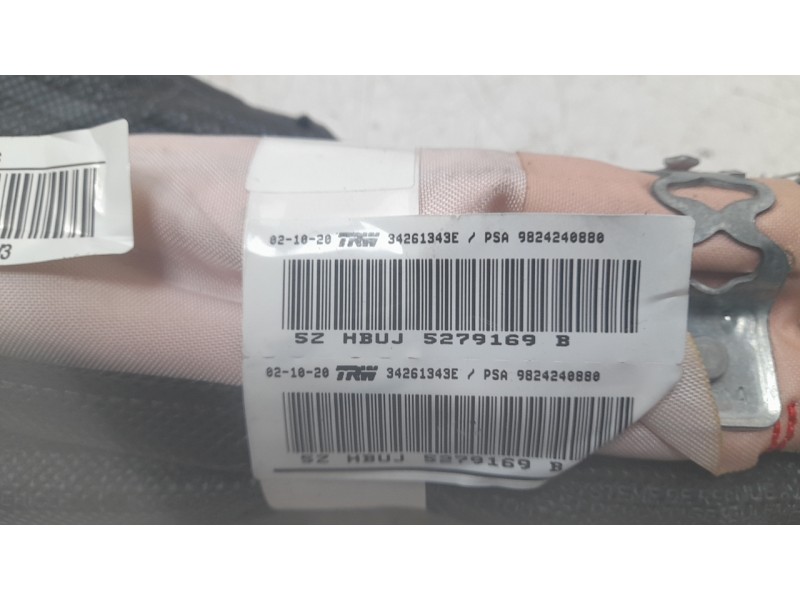 Recambio de airbag cortina delantero izquierdo para opel grandland / grandland x (a18, p1uo) 1.2 (75) referencia OEM IAM 9824240