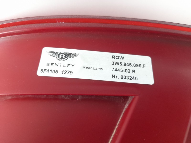 Recambio de piloto trasero derecho para bentley continental flying spur (3w_) 6.0 referencia OEM IAM 3W5945096F  