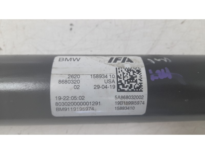 Recambio de transmision central para bmw x4 (g02, f98) xdrive 30 i referencia OEM IAM 26208680320  