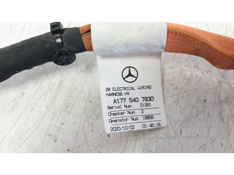Recambio de cableado electrico para mercedes-benz cla-klasse (bm 118) cla 250 e (118.385) referencia OEM IAM A1775409732  
