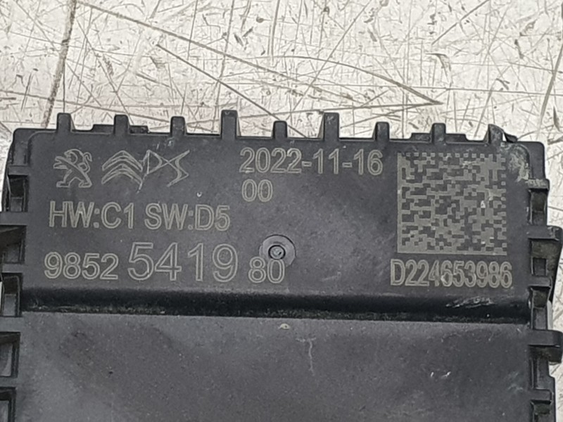 Recambio de modulo electronico para citroën c4 x e-shine referencia OEM IAM 9852541980  