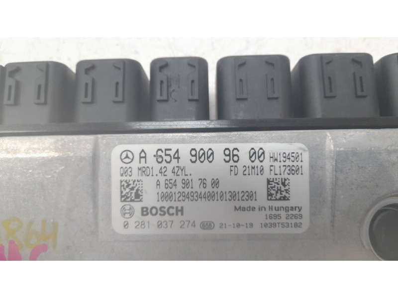 Recambio de centralita motor uce para mercedes-benz b-klasse (bm 247) b 200 d referencia OEM IAM 6549009600 0281037274 