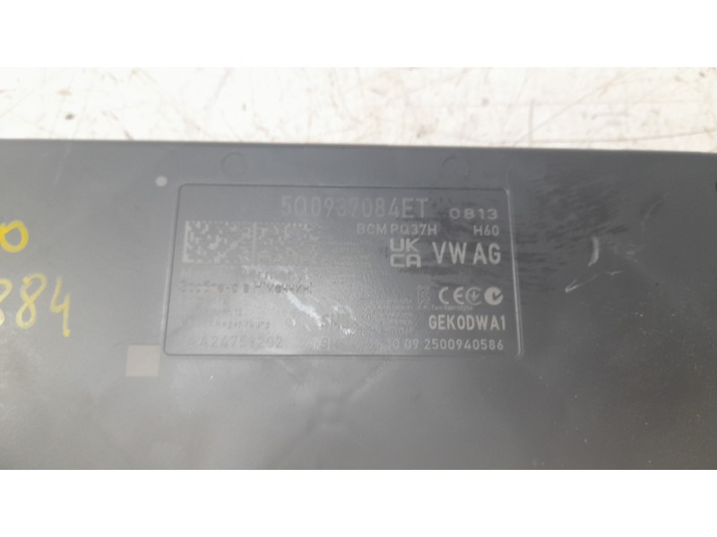 Recambio de modulo electronico para audi a1 sportback (gba) 30 tfsi referencia OEM IAM 5Q0937084ET AAA24759202 