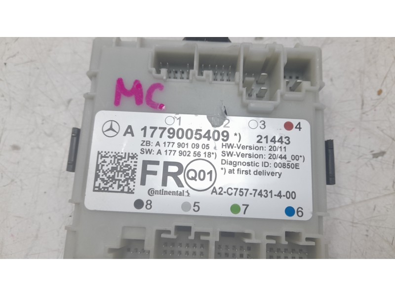 Recambio de modulo confort para mercedes-benz b-klasse (bm 247) b 200 d referencia OEM IAM A1779005409 A2C7577431400 