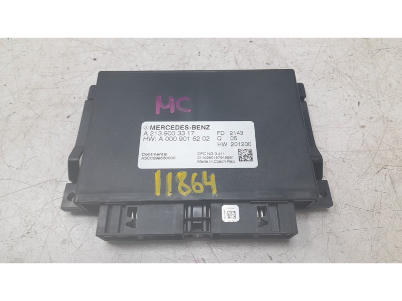 Recambio de centralita cambio automatico para mercedes-benz b-klasse (bm 247) b 200 d referencia OEM IAM A2139003317 A3C02998300