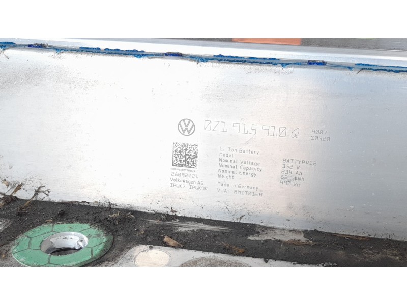 Recambio de bateria para volkswagen id.4 (e21) gtx referencia OEM IAM 0Z1915910Q  