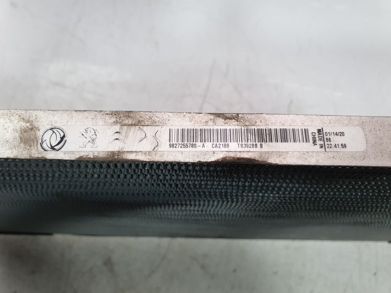 Recambio de condensador / radiador aire acondicionado para opel corsa f (p2jo) corsa-e (68) referencia OEM IAM 9827255780 T83928