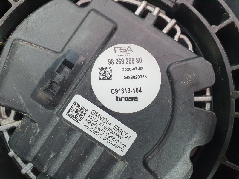 Recambio de electroventilador para opel corsa f (p2jo) corsa-e (68) referencia OEM IAM 9826929880 0488020356 