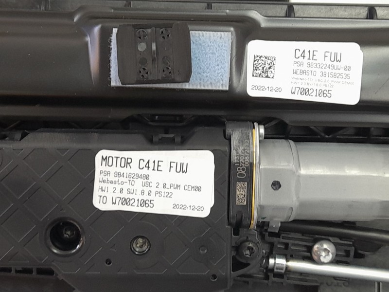 Recambio de techo electrico para citroën c4 x e-shine referencia OEM IAM 9867353480  