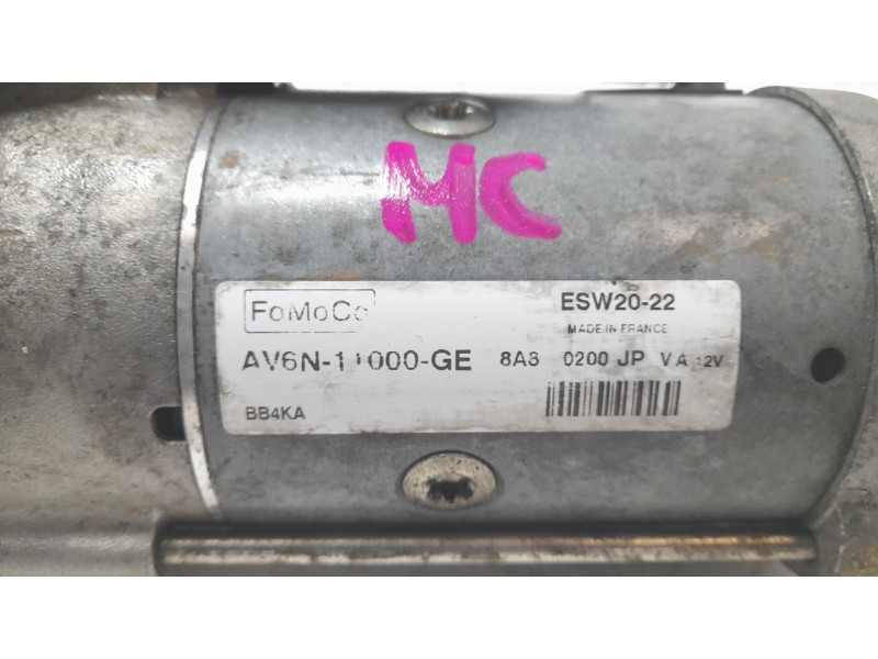 Recambio de motor arranque para ford kuga ii (dm2) 1.5 tdci referencia OEM IAM AV6N11000GE  ARF640141HQ