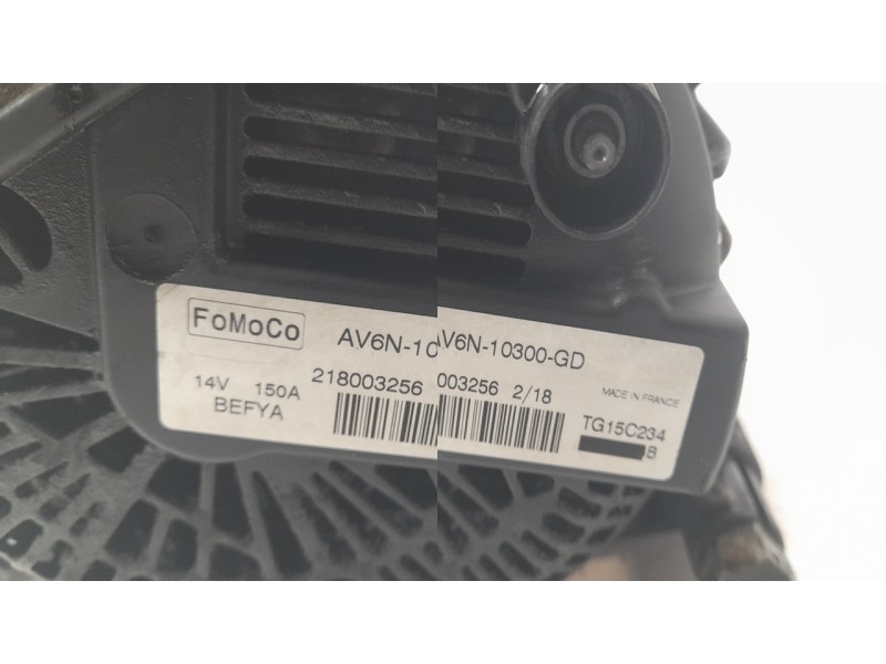 Recambio de alternador para ford kuga ii (dm2) 1.5 tdci referencia OEM IAM AV6N10300GD 218003256 SAF420153HQ