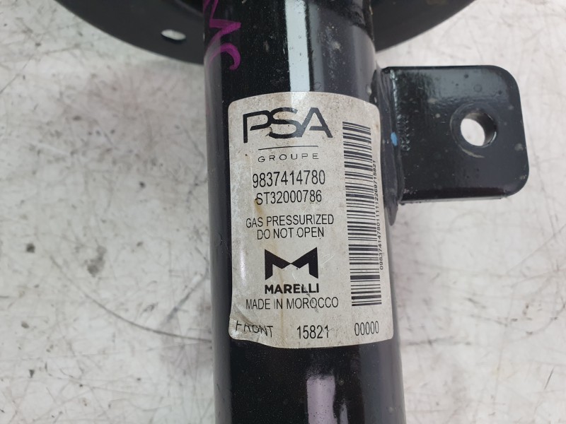 Recambio de amortiguador delantero derecho para opel corsa f (p2jo) 1.2 (68) referencia OEM IAM 9837414780  