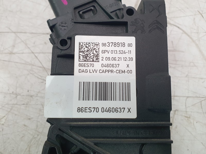 Recambio de potenciometro pedal para opel corsa f (p2jo) 1.2 (68) referencia OEM IAM 9837891880 6PV01352411 