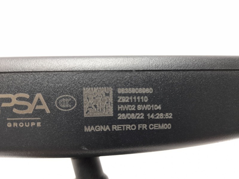 Recambio de retrovisor interior para citroën c4 x e-shine referencia OEM IAM 9835908980  