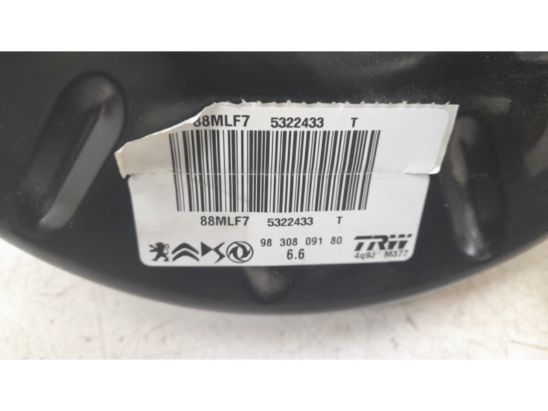Recambio de servofreno para citroën c4 x e-shine referencia OEM IAM 9830809180  