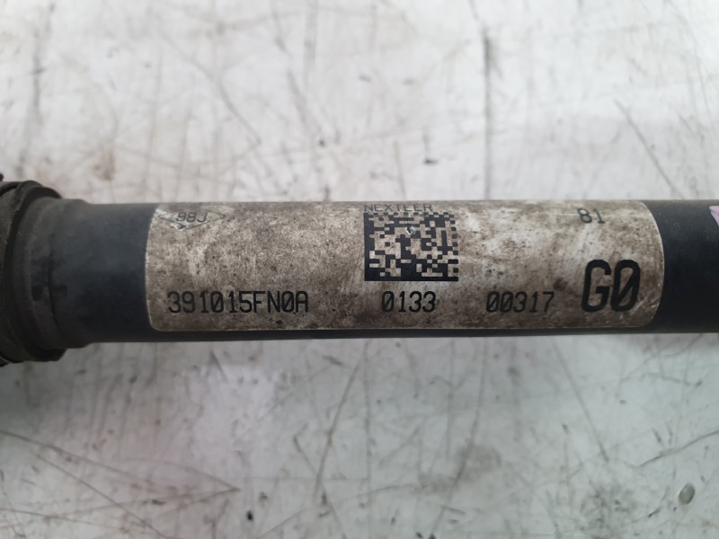 Recambio de transmision delantera izquierda para nissan micra v (k14) 0.9 ig-t referencia OEM IAM 391015FN0A  T97237