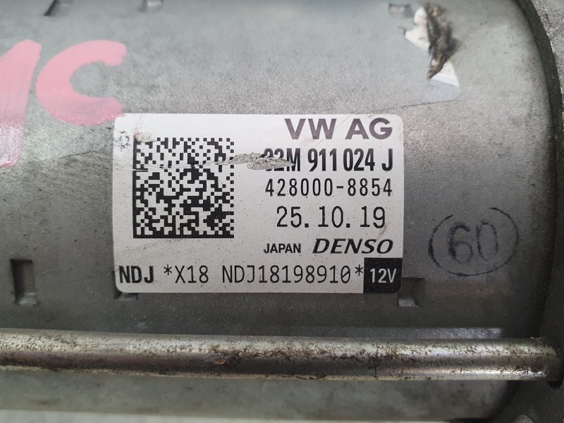 Recambio de motor arranque para volkswagen polo advance referencia OEM IAM 03M911024J 4280008854 ARF660201HQ/ARF660201BS/ARF6704