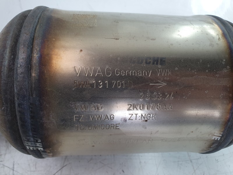 Recambio de catalizador para seat leon (kl1, klg) 1.0 tsi referencia OEM IAM 5WA131723C 5WA131721D 