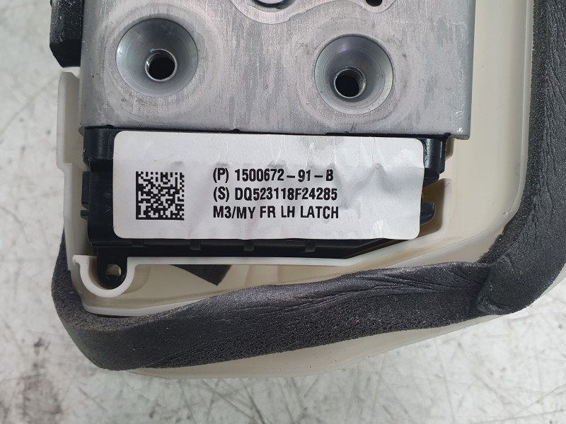 Recambio de cerradura puerta delantera izquierda para tesla model 3 ev referencia OEM IAM 150067291B  902010
